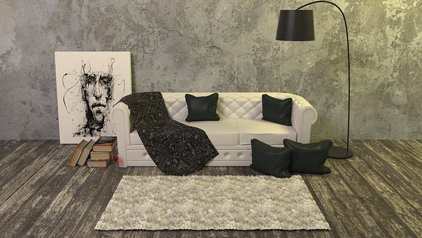 Sofa and carpet